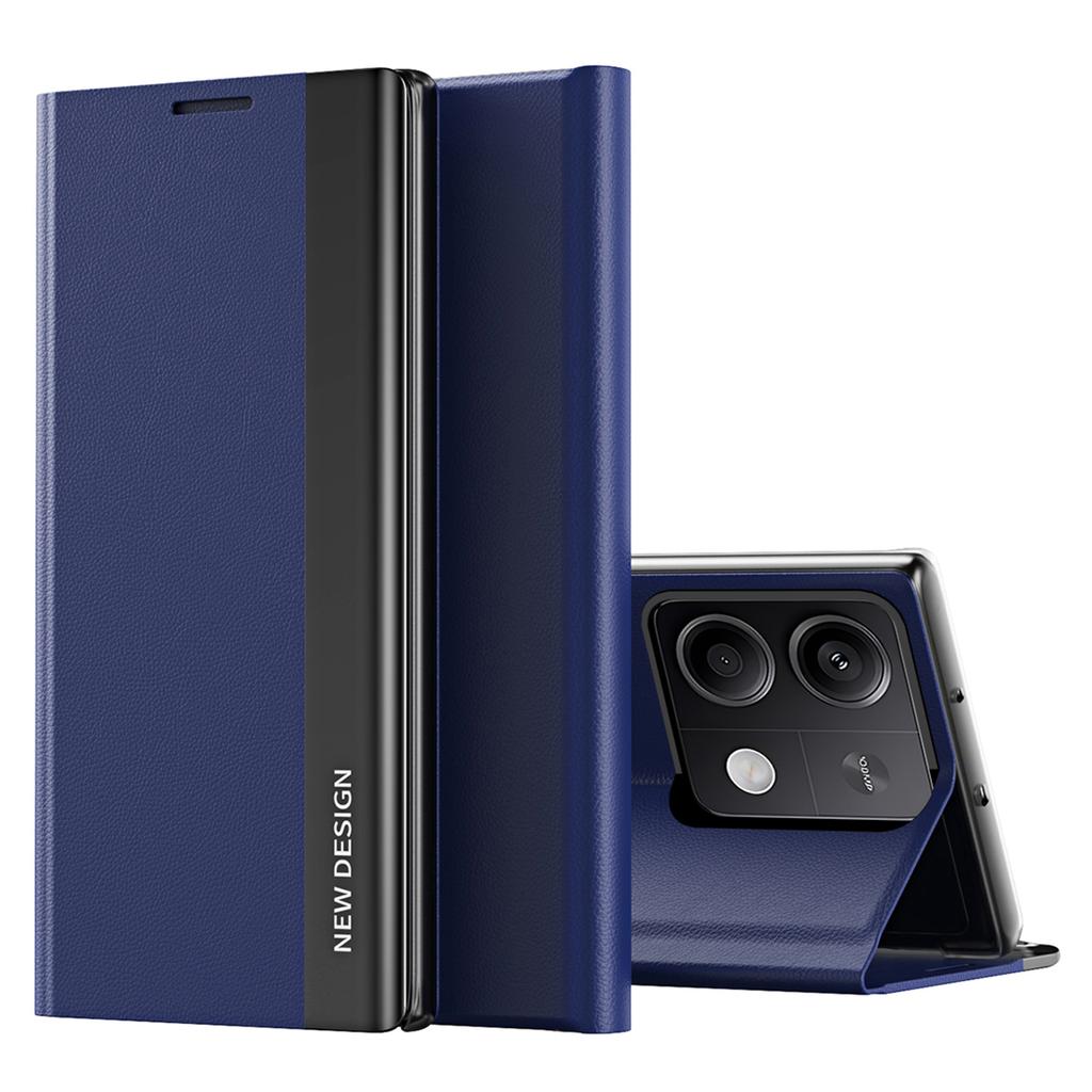 For Xiaomi Redmi Note 13 Pro 5G/Poco X6 5G Stand Case Drop-proof PC+Leather Phone Guard Cover