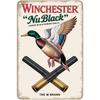 Винтажная жестяная металлическая табличка Winchester Охота на уток Настенное искусство Рустикальный декор для лоджа