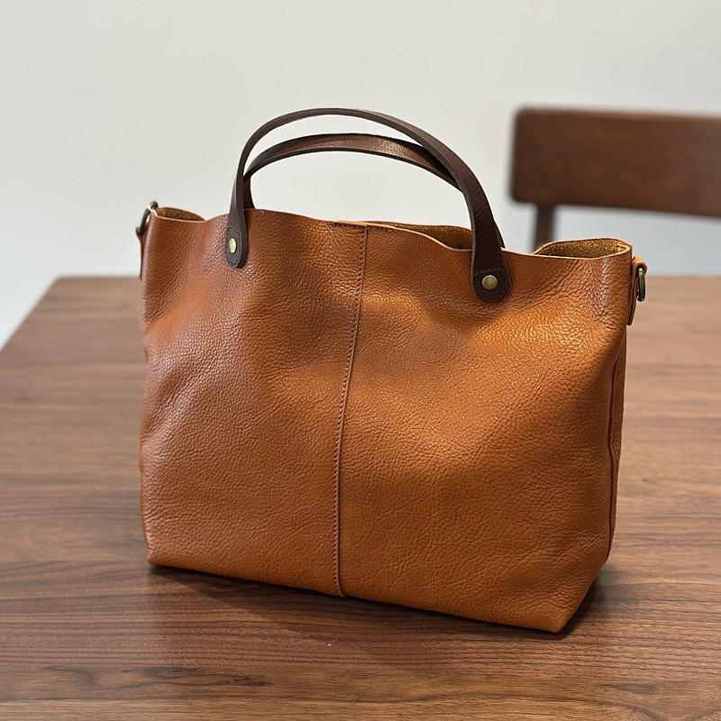 Johnature Женская сумка из натуральной кожи в стиле ретро, большая вместимость, универсальные сумки через плечо