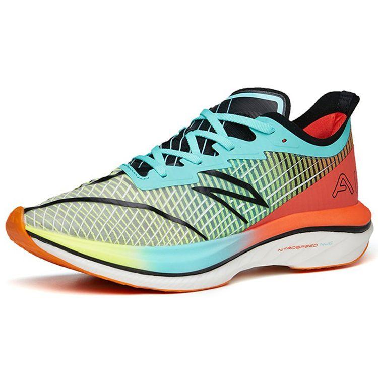 Anta Кроссовки для марафона C202 Nitrogen Technology Professional Carbon Plate Racing с амортизацией, противоскользящие, прочные, с низким верхом 112215589S-3
