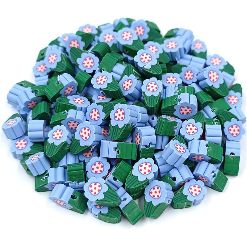 DIY для изготовления ювелирных изделий оптом 20 шт. мягкие глиняные свободные бусины кулон цветок слон сердце ожерелье браслет бусины