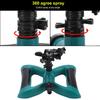 ABS Water Sprinkler 360 Degree Irrigation Sprinkler Rotating Irrigation Sprinkler  Garden Watering