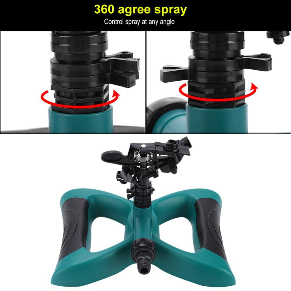 ABS Water Sprinkler 360 Degree Irrigation Sprinkler Rotating Irrigation Sprinkler Garden Watering