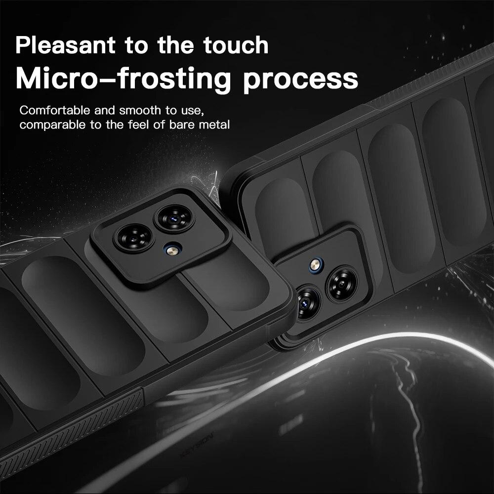 KEYSION Shockproof Case for Motorola MOTO G54 5G G84 G73 G62 G32 Anti-skid Soft Silicone Phone Cover for MOTO Edge 40 Neo 2023