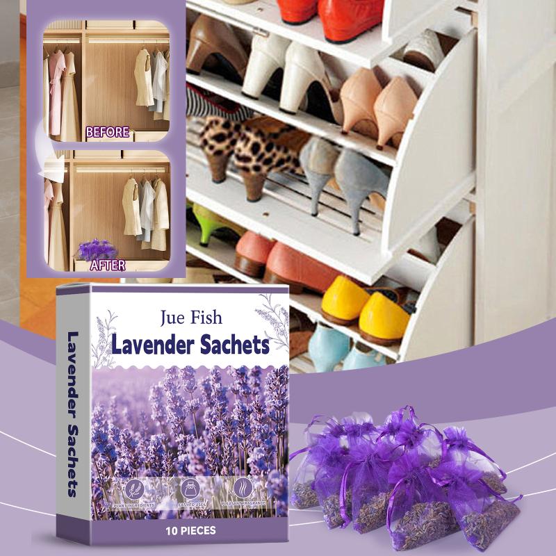 Lavender Dried Bud Flower Sachets Closet Drawer Freshener Scented Home Wardrobe Deodorizer Aromatherapy Natural Fragrance