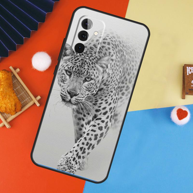 Чехол с изображением Леопарда, Тигра, Льва для Samsung Galaxy A54 A34 A14 A15 A35 A55 A52 A32 A12 A51 A71 A13 A23 A33 A53