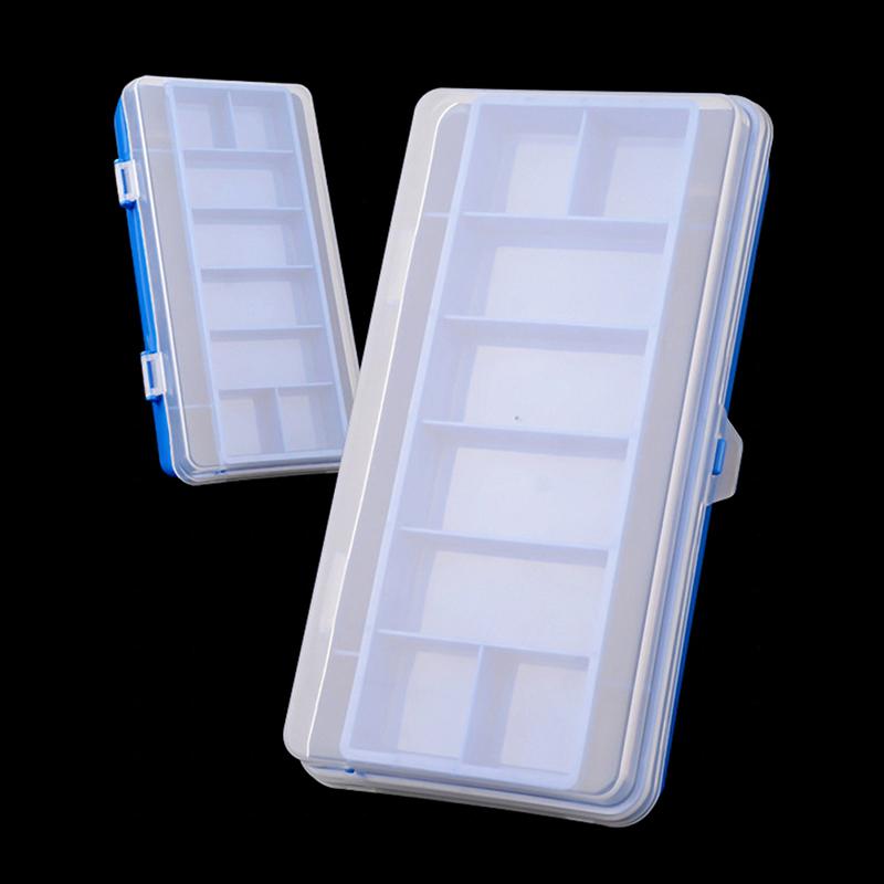 Портативный ящик для рыболовных снастей 11 отделений двухъярусный кейс для хранения аксессуаров