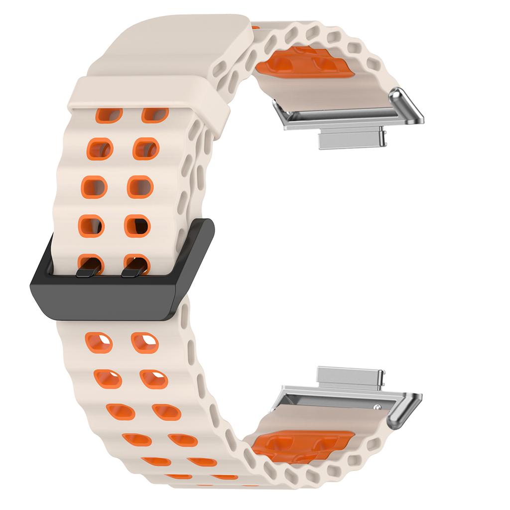 Силиконовый ремешок для Redmi Watch 5, ремешок для Redmi Watch 4, Xiaomi Mi Band 8 Pro/9 Pro, двухцветный дышащий ремешок, спортивный браслет