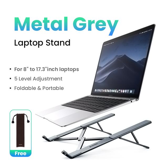 Подставка для ноутбука Macbook Air Pro Складная алюминиевая вертикальная подставка для ноутбука Поддержка ноутбука Macbook Pro Подставка для планшета и телефона