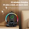 6-in-1 Wireless Charger with RGB Ambient Light & Alarm Clock Station for Iphone/Samsung Phone, iWatch/Galaxy Watch, AirPods/Buds