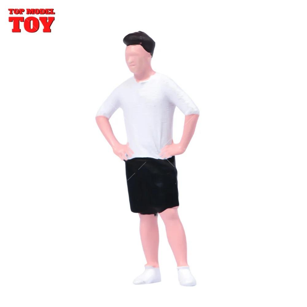 Раскрашенные миниатюры Масштаб 1/64 Красота Красивый Мальчик Полицейский Девушки Мужчина Женщина Сцена Фигурка Модель Для Автомобиля Транспортные Средства Украсить