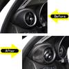 Real Carbon Fiber Car Dashboard Side Air Conditioning Air Outlet Cover Trim For Alfa Romeo Giulia Stelvio 2017-