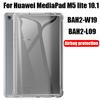 Tablet Case for Huawei MediaPad M5 Lite 10.1 Silicone Soft Shell TPU Airbag Cover Transparent Protection Bag for BAH2-W19/L09