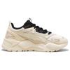 Puma Rs-X Fabric Round Toe Lace-Up Non-Slip Low-Top Lifestyle Sneakers Unisex Sneakers Beige Black 390776-30