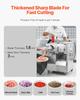 VEVOR Meat Grinder, 14 Lbs/Min Electric Meat Grinder, Slicer, Sausage Stuffer with Blade, Grinding Plate, Sausage Maker