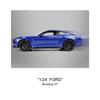 Welly 1/24 Ford Mustang GT 2015 Сплавная Модель Автомобиля Литая Игрушечная Машина Высокая Симуляция Автомобили Игрушки для Детей Детские Подарки