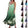 Women's Summer Dress Casual Loose Long Beach Vacation Dresses