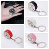 Zinc Zinc Alloy Car Crystal Wheel Keyring Crystal Crystal Tire Wheel Rim Pendant Waist Buckle
