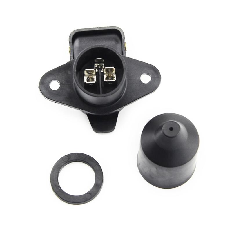 12 В 3-контактная вилка для трактора, 3-контактная розетка для прицепа, подходит для прицепа, грузовика, автодома, каравана, прочного трактора