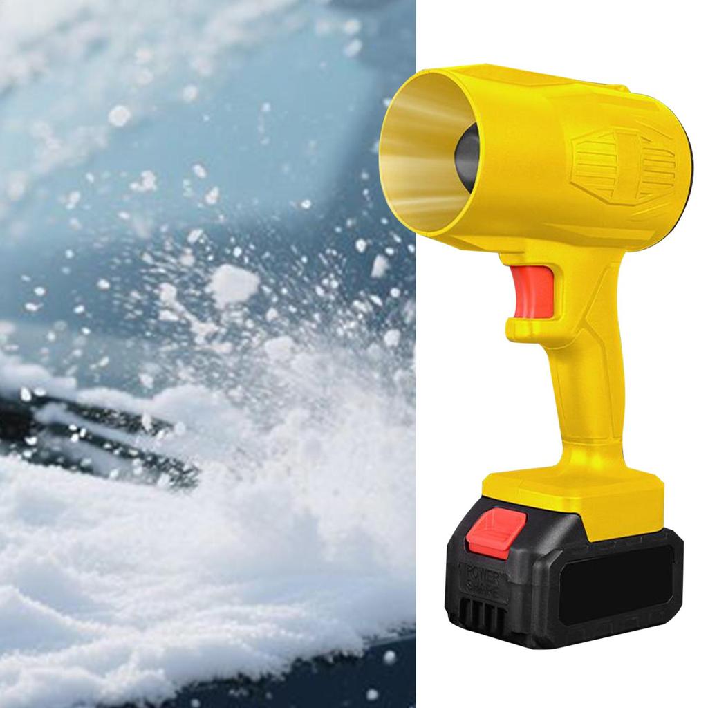 Brushless Air Blower Cordless Turbo Fan Handheld Powerful Fan Dryer For 21V Battery For Clearing Leaves Clearing Snow Car Wash