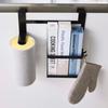 [Yamazaki] 5695 Держатель для бумаги и оберток, черный - для хранения на кухне