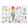 Moms Board Text Literature Alphabet Light Combator Magnetic Puzzle, 1, 26 Peace + Puzzle 7 Pieces, 33 Pieces, Korea Best Toddler Puzzle