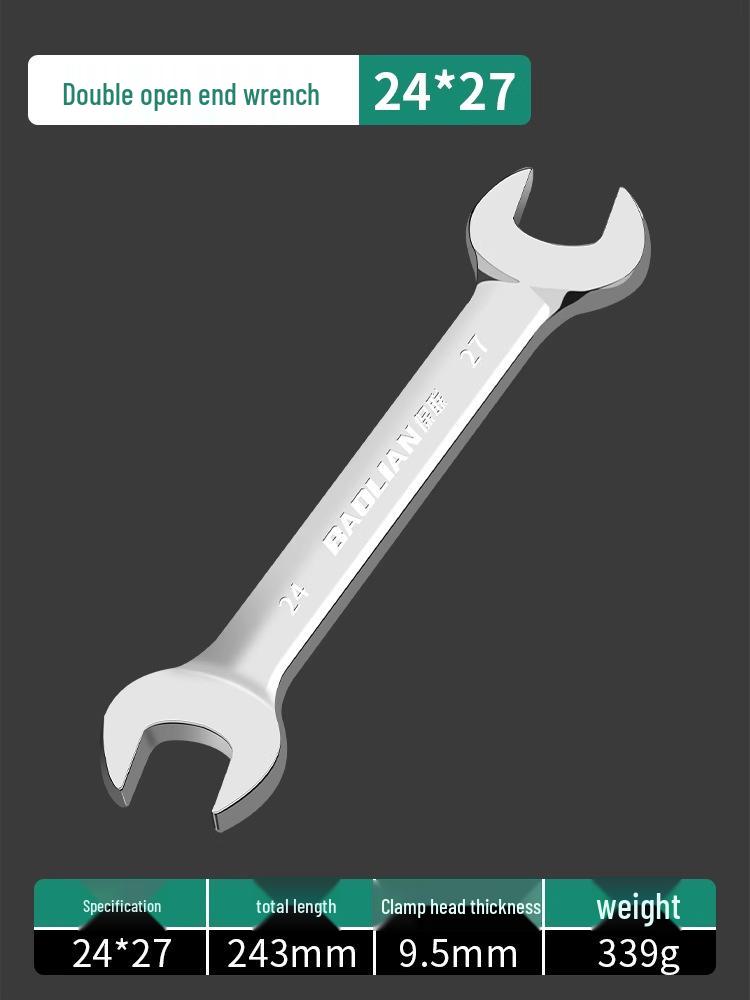 Набор двухсторонних рожковых ключей - Полированная поверхность, Маленький набор инструментов для дома, Помощник для гаек 8-10 мм