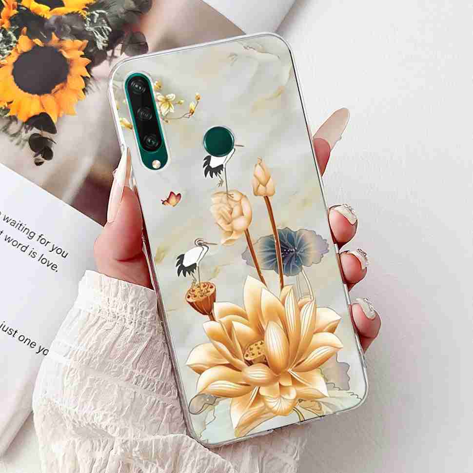 For Huawei Y6p Case Popular Painted Cover Soft Silicone Phone Case For Huawei Y 6p Y6p Y 7p Y7p Back Cover Bumper