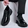 Men Shoes Waterproof Non-slip Shoes Men's Fashion Black Shoes Leather Shoes Breathable Casual Shoes