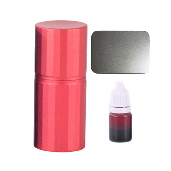 Штамп для гольф-мяча из алюминиевого сплава Инструмент для гравировки гольф-мяча Яркий цвет Портативный Компактный Маркер для гольф-мяча