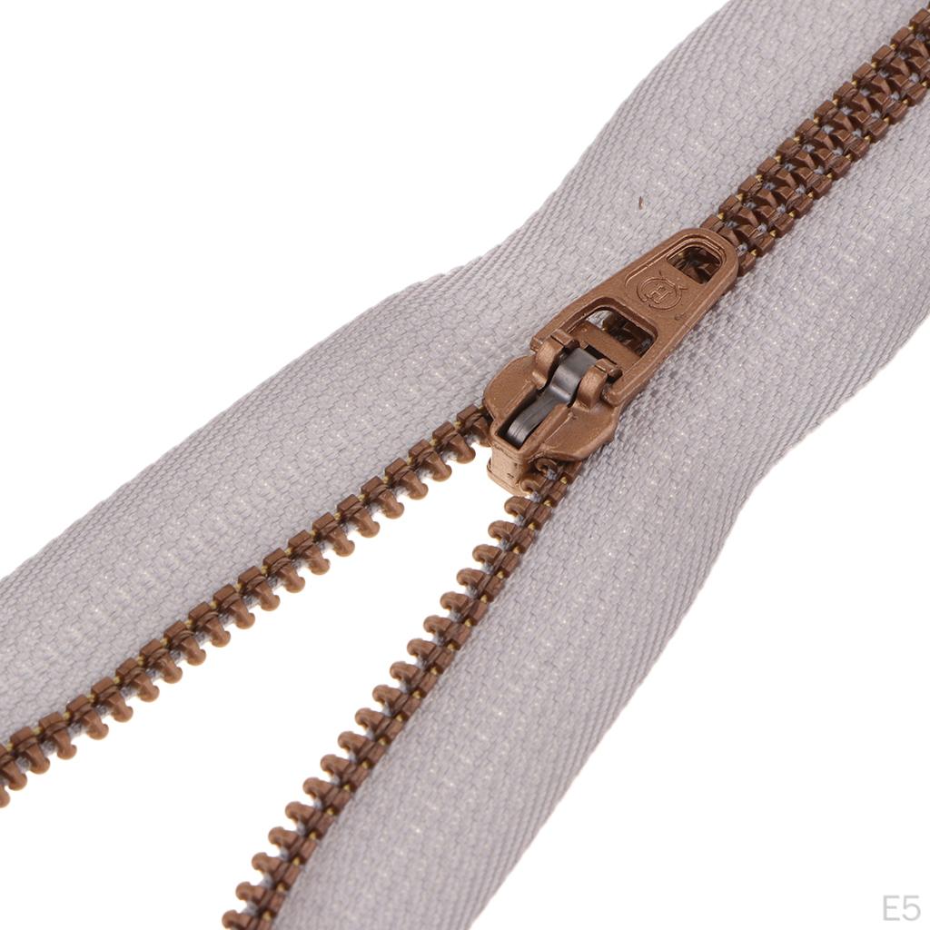 10 Pieces Resin Coil Zipper Closed End Zipper for Sewing Supplies Black