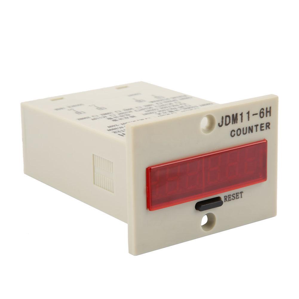 JDM116H 6-разрядный дисплей электронный счетчик DC 12V