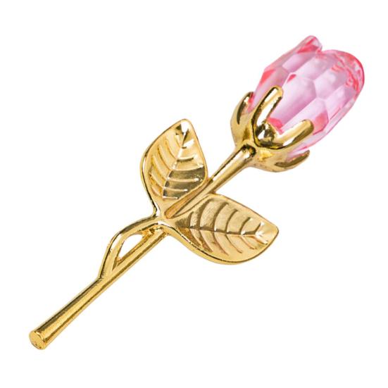 Практичная поддельная роза, кристально прозрачная имитация украшения розы, широкое применение, искусственный хрустальный цветок, сувениры для вечеринки