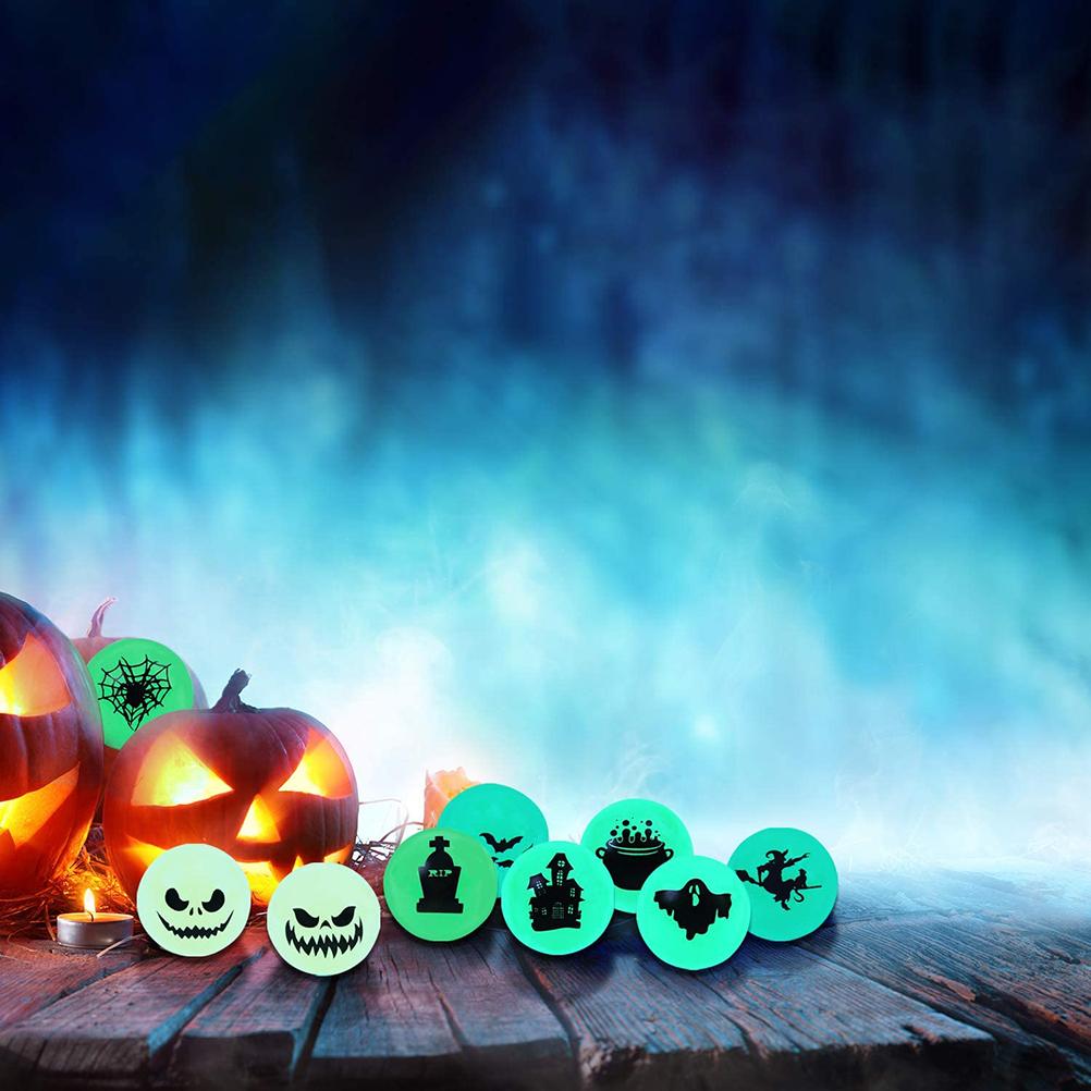 Случайный цвет 72 шт Хэллоуин светящиеся в темноте прыгучие шары Хэллоуин вечеринка сувениры Хэллоуин
