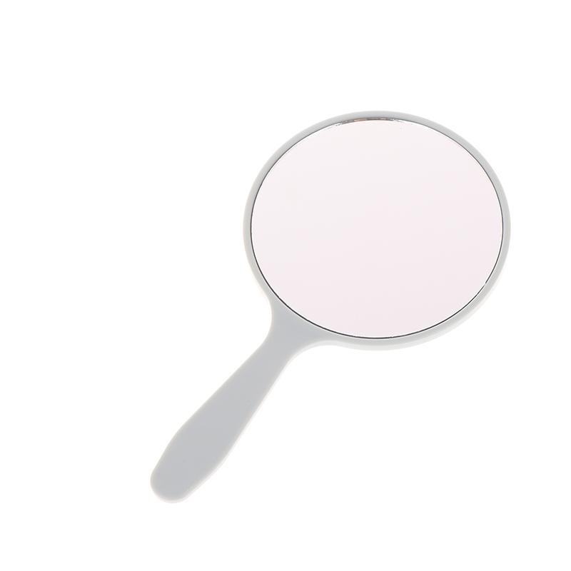 Круглое ручное зеркало для макияжа с ручкой – Компактное зеркало для туалетного столика для наращивания ресниц, СПА и салонного использования