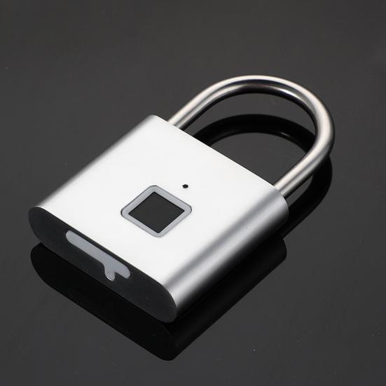 Умный замок с отпечатком пальца, перезаряжаемый через USB, биометрический замок без ключа, прочный сплав, уличный забор, школьный спортзал, шкафчик, электронный замок с отпечатком пальца