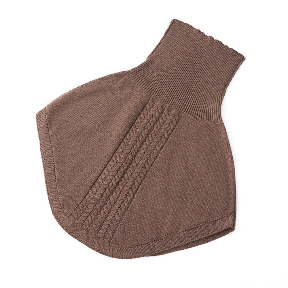 Soft Knitted Ring Scarf Winter Warm Cover Head Neck Fashion Fake Collar  for Women Girls