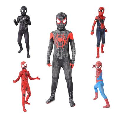 12 Стилей Костюм Супергероя Человека-Паука Набор Железный Майлз Веном Удивительный Человек-Паук Вечеринка Хэллоуин Рождество Косплей Комбинезон