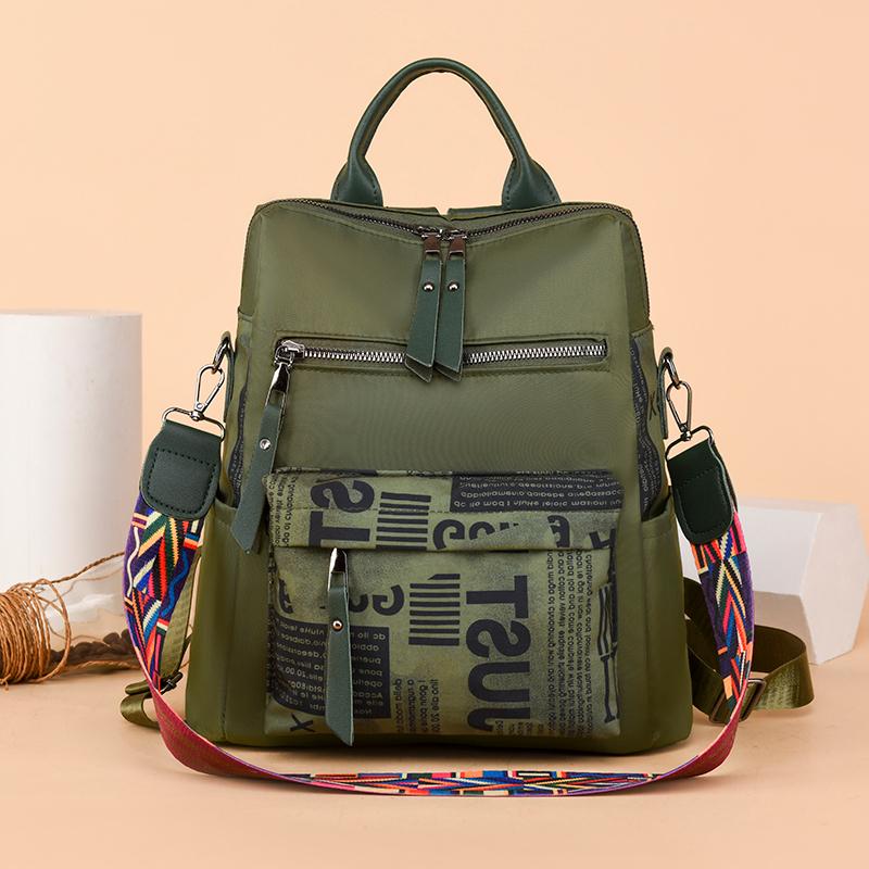 Женский рюкзак в стиле пэчворк, оксфордские рюкзаки, большой вместительный противоугонный рюкзак, высококачественный водонепроницаемый рюкзак