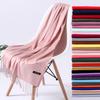 Solid Color Women Scarf Winter Hijabs Tassels Long Lady Shawls Cashmere Scarves