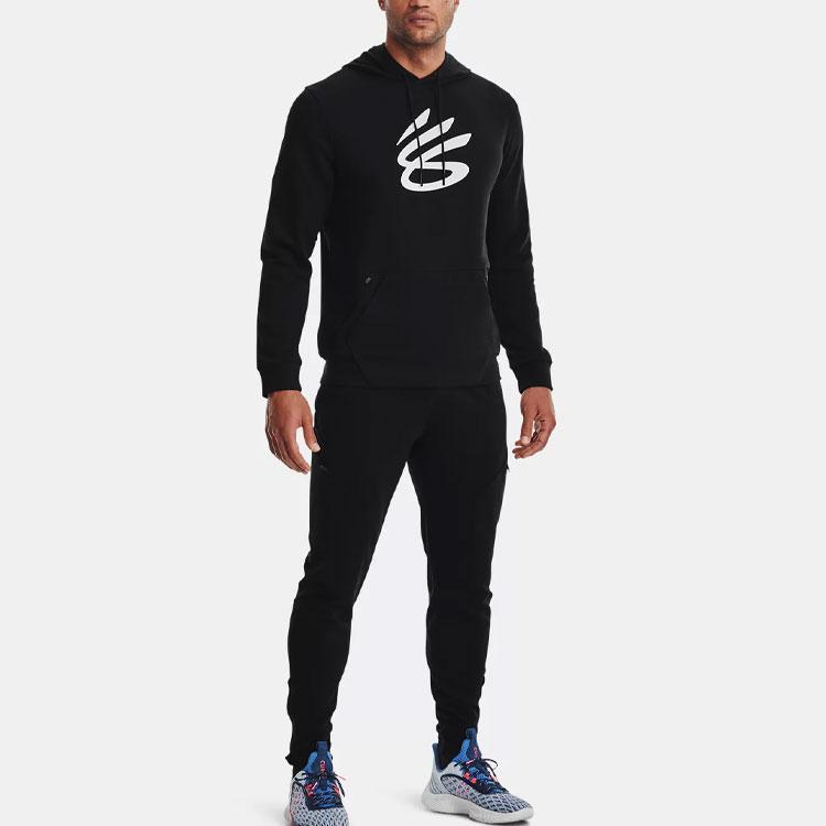 Under Armour Curry Series Solid Color Sports Casual Pants Men Bottoms Black 1370275-001