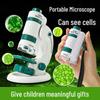 Xueyouma Портативный научный микроскоп для детей - Игрушка для наблюдения за насекомыми и бактериями для студентов