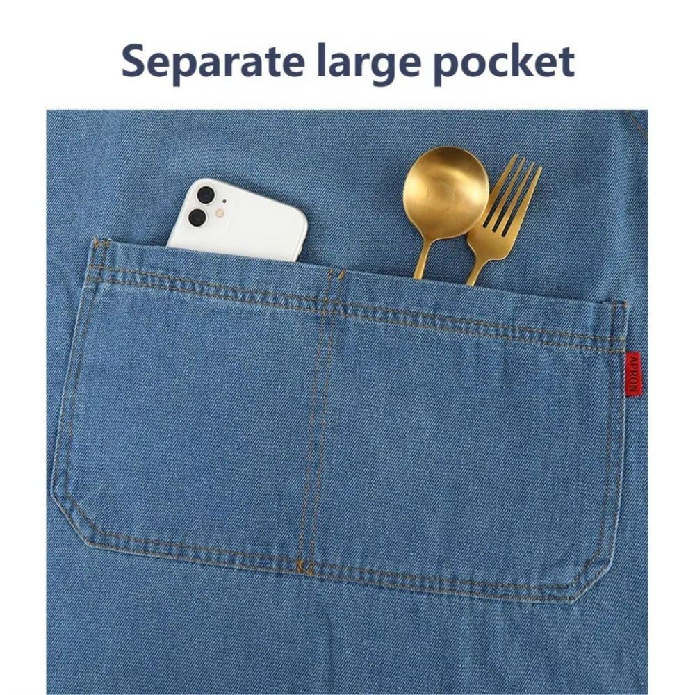 Cross Strap Style Apron Sleeveless Cooking Apron Fashion Catering Waiter Work Clothes  Unisex