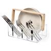 Utensil Holder Fork Spoon Organizer Durable Construction Large Capacity Transparent Design Tableware Storage Box Flatware Caddy