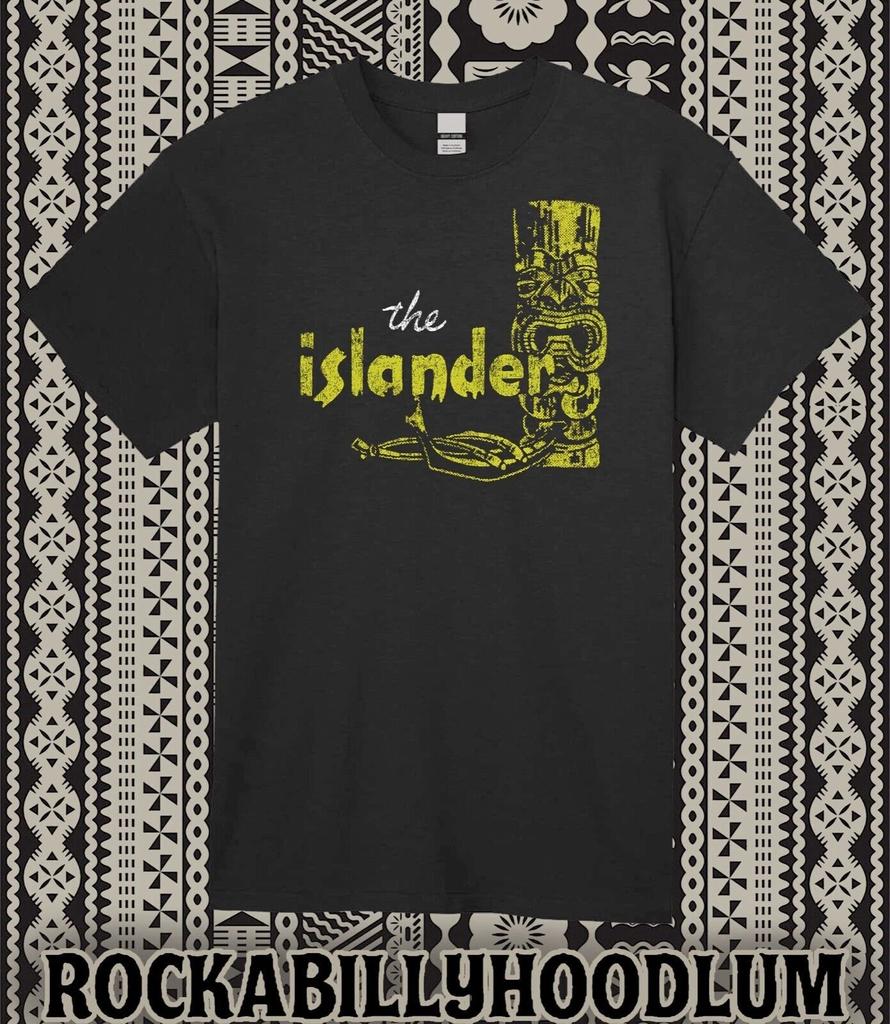 Retro Tiki Art Tee T Shirt Bar Mug Restaurant The Islander Los Angeles Tropical
