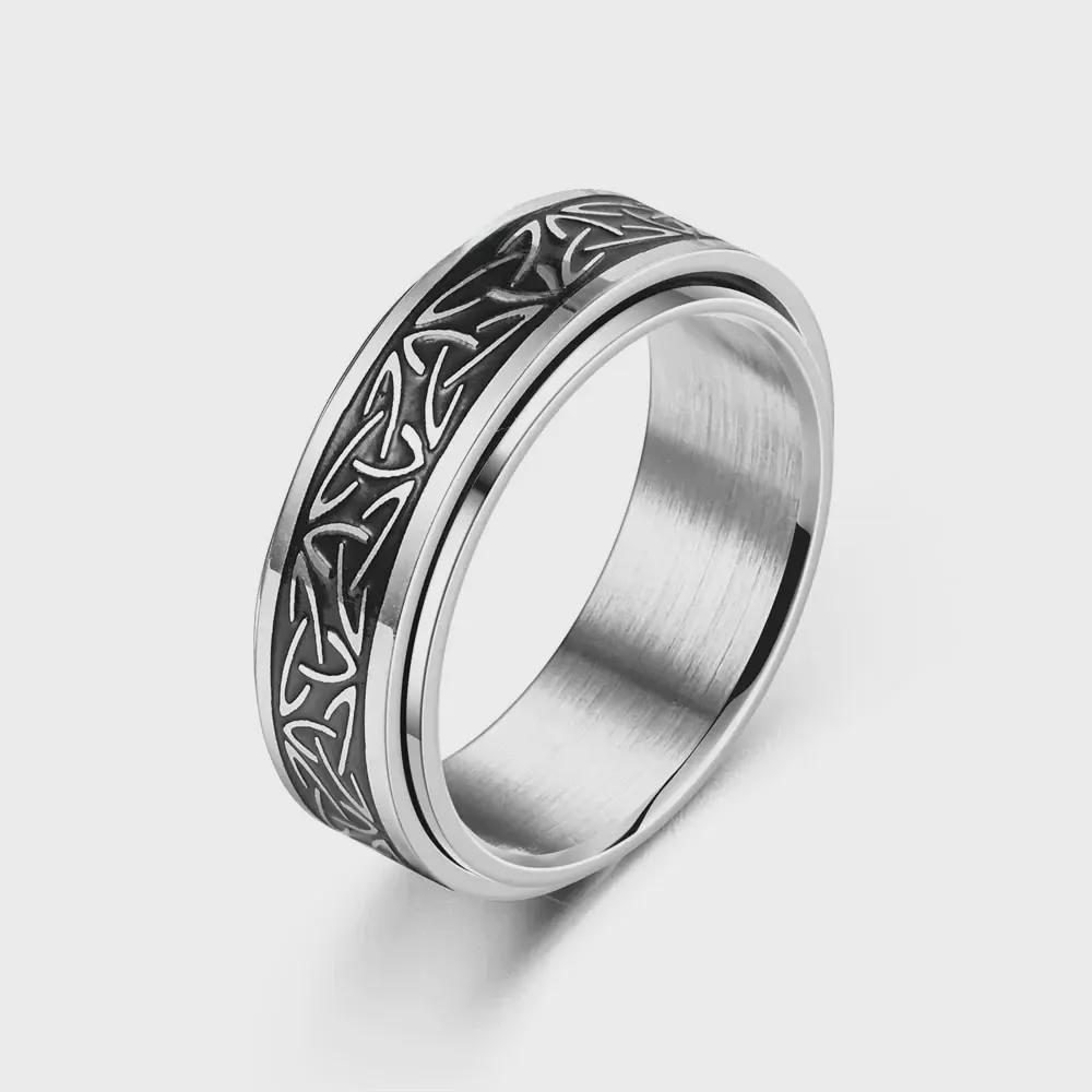 2023 Вращающееся кольцо Viking Text для пары, устойчивое к коррозии