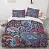 Mandala Duvet Cover Set Boho Style Horse Pattern Chic Polyester Comforter Cover King Twin Size for Teens Adults Kids Bedding Set