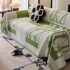 Bamboo Sofa Cover Mat Funda Sofas Ajustables Throw Blanket Living Room Sofa Couple Position Modern Throw Camping Picnic Blanket