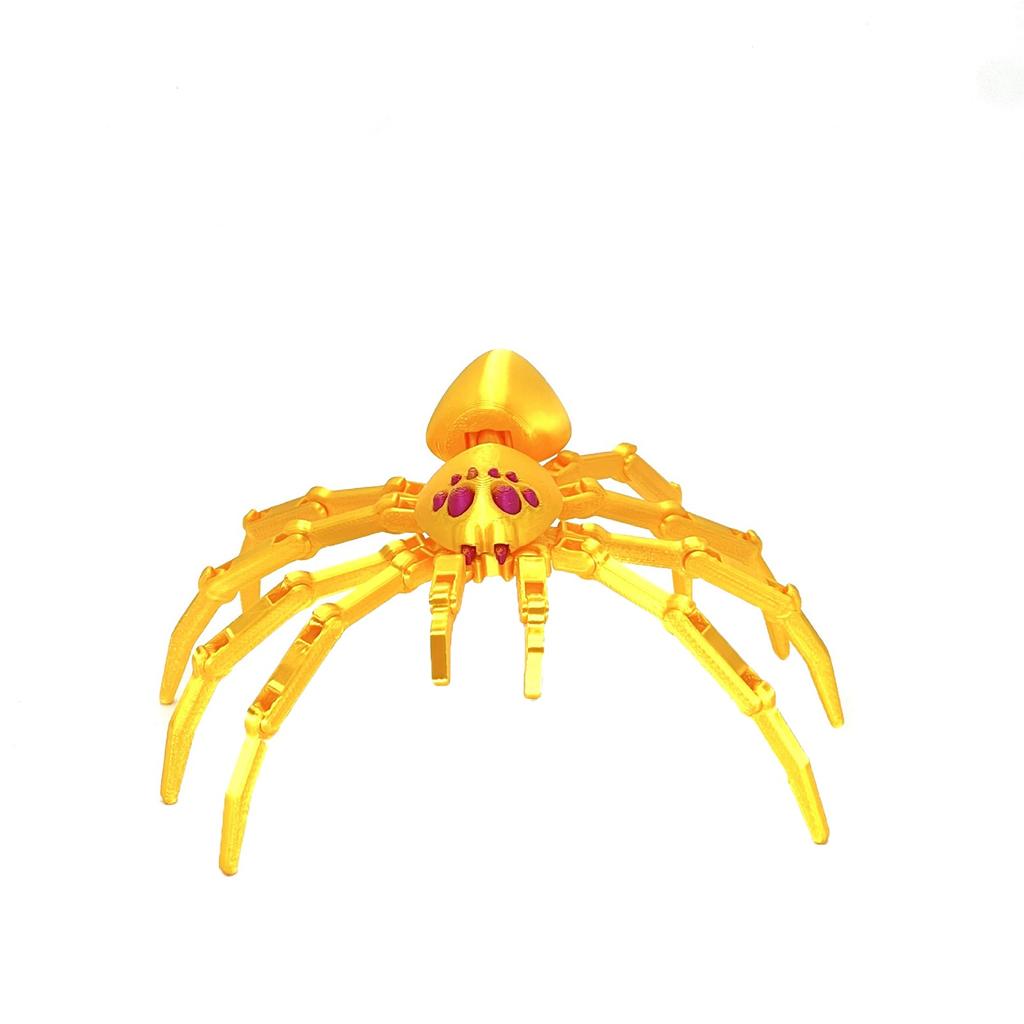 3D-печатная сборка паука с подвижным соединением, игрушка для взрослых и детей