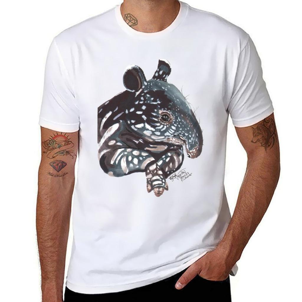 Baby Tapir Tshirt Big And Tall Solid Color Tshirt